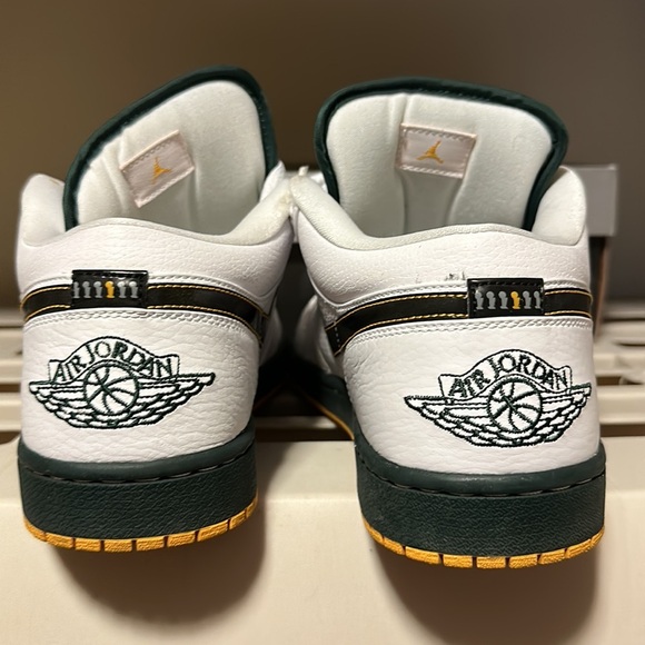 Nike Air Jordan 1 Phat Low Sz 11 Super Sonics six rings 2008 release - Picture 4 of 7